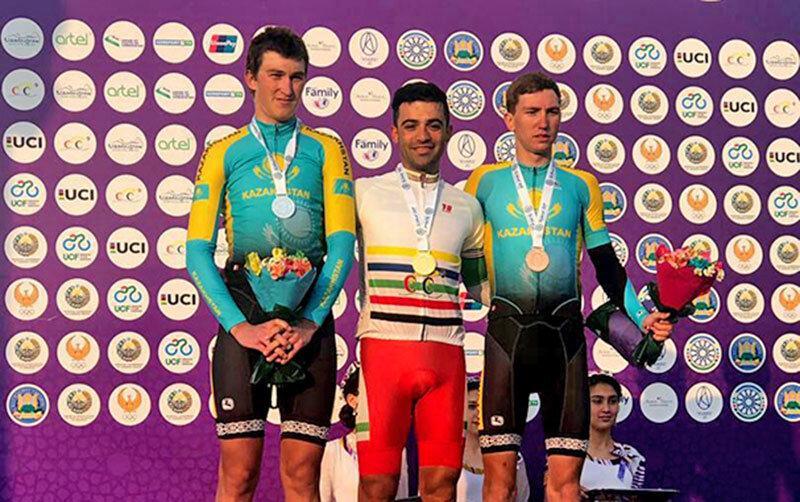 دوچرخه سواری قهرمانی آسیا؛ مدال طلا و برنز بر گردن گنج خانلو و جمشیدیان