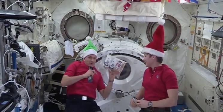 جشن متفاوت کریسمس در فضا