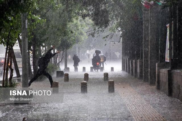 وزش باد و بارندگی پراکنده در مازندران