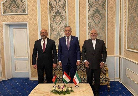 دیدار سه جانبه وزرای امور خارجه ایران، افغانستان و تاجیکستان