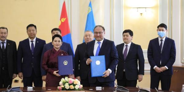 امضای برنامه همکاری نهادهای دیپلماتیک قزاقستان و مغولستان