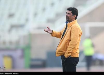 حسینی: هر دو تیم آمده بودند که فوتبال بازی کنند، هر چقدر تلاش کردیم بازی را ببریم، نشد